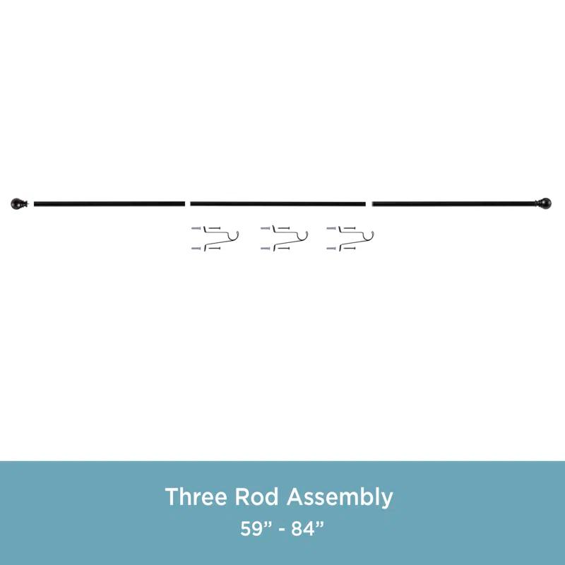 Layla 1" Single Curtain Rod