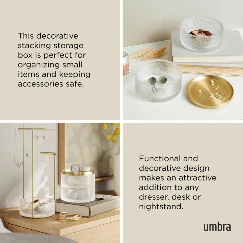 Umbra Tesora Glass Jewelry Storage Box