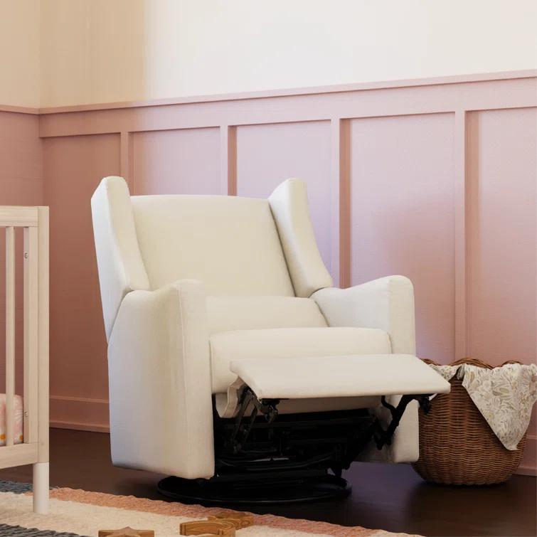 Babyletto Kiwi Cream Electronic Swivel Glider Power Recliner Nursery Chair