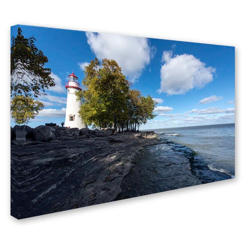Trademark Fine Art Kurt Shaffer " Marblehead Lighthouse Ohio " by Kurt Shaffer