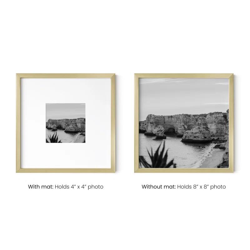 Haus and Hues Matted Square Metal Picture Frames (Set of 3) (Set of 3)