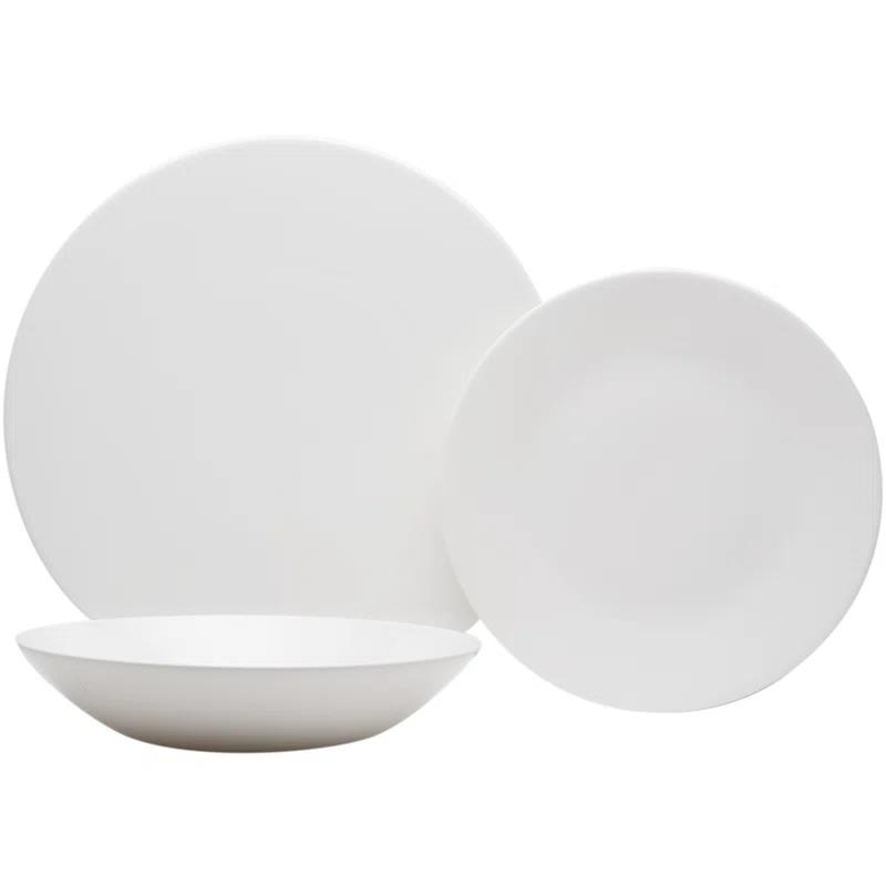 Red Vanilla Red Vanilla Extreme Round 6 Pieces 8.5" Bone China Salad or Dessert Plate Set