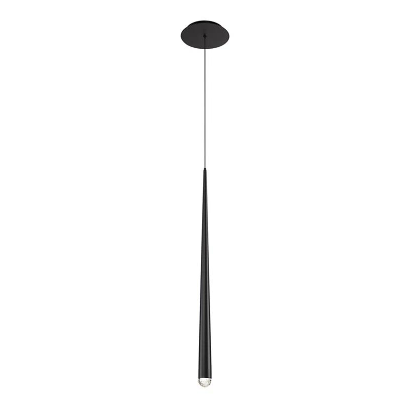 Modern Forms Cascade Dimmable LED Pendant with Clear Crystal Shade