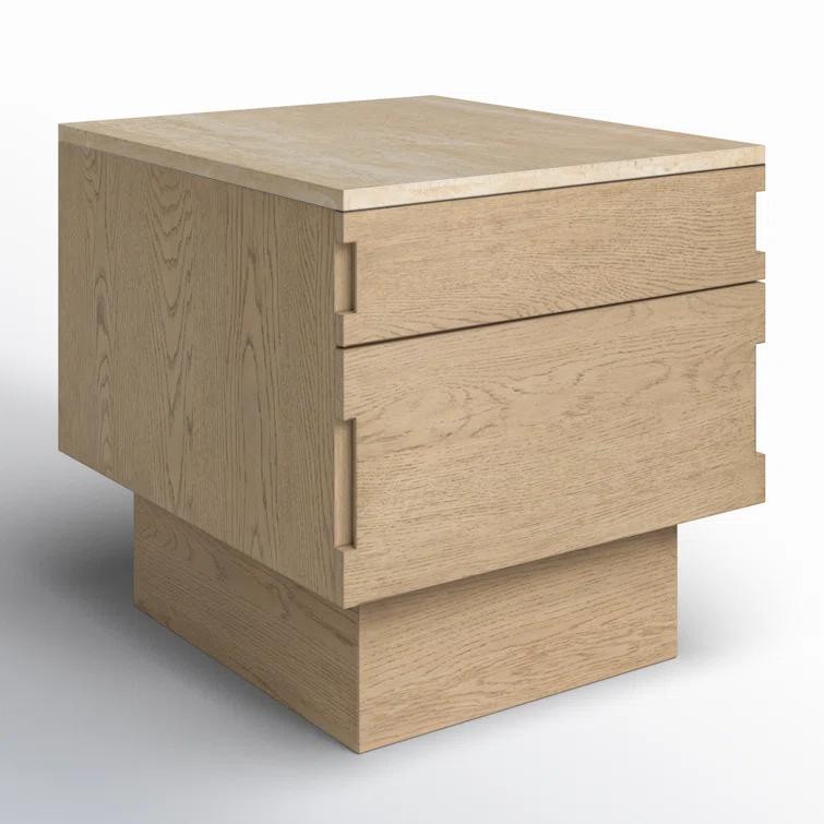 Brecken Nightstand - Natural Oak