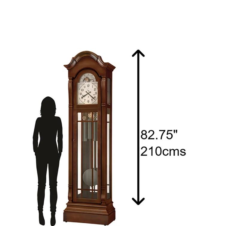 Howard Miller® Roderick 82.75'' H Solid + Manufactured Wood Grandfather Clock
