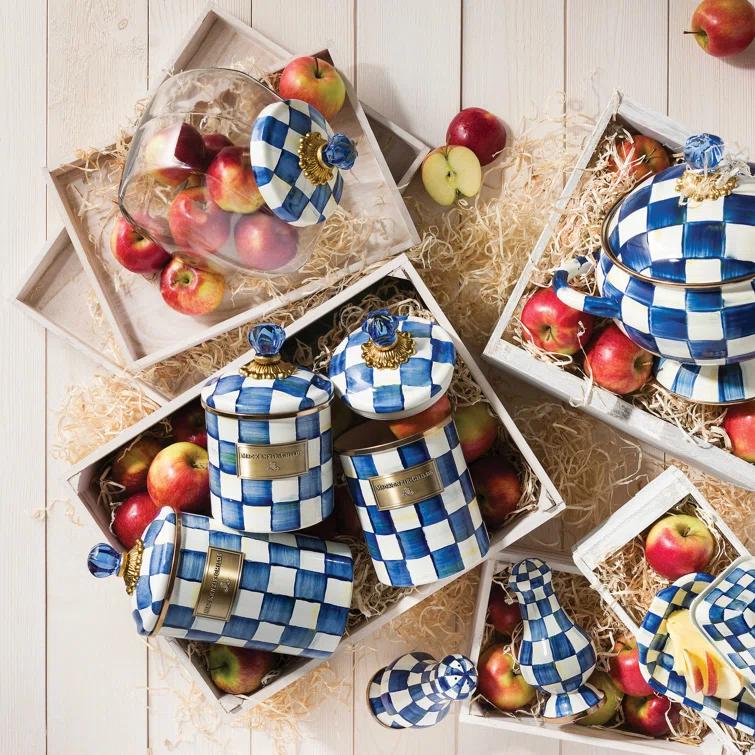 MacKenzie-Childs Royal Check® Canister