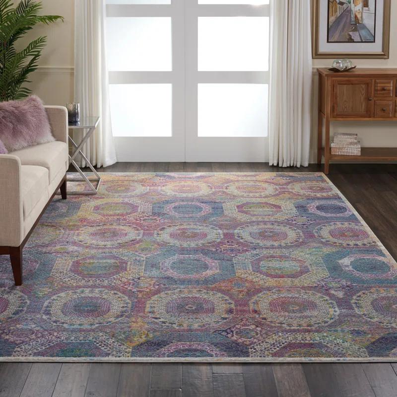 Bungalow Rose Raymond Moroccan Multicolor Transitional Area Rug