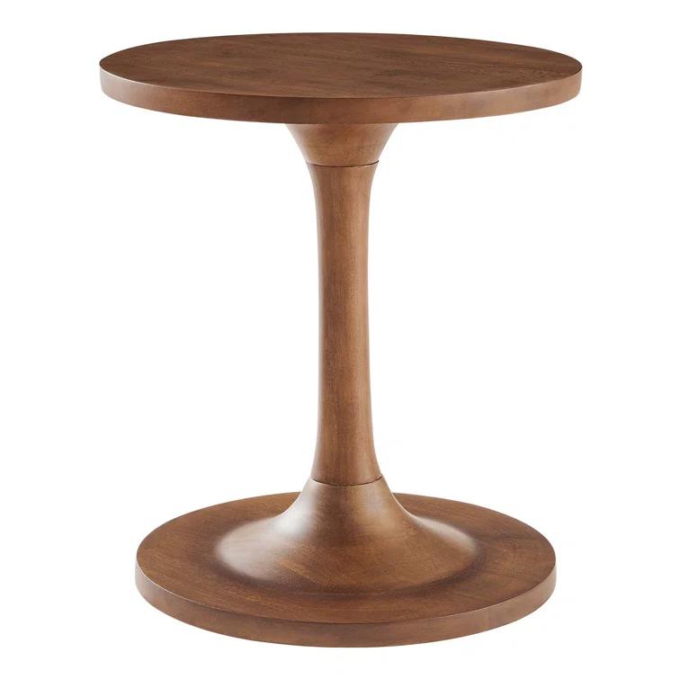 Modway Modway Lina Solid Wood Pedestal End Table