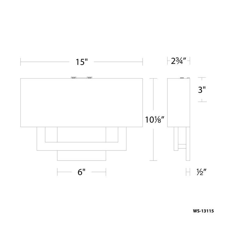 Brushed Nickel Outdoor Dimmable LED Wall Sconce
