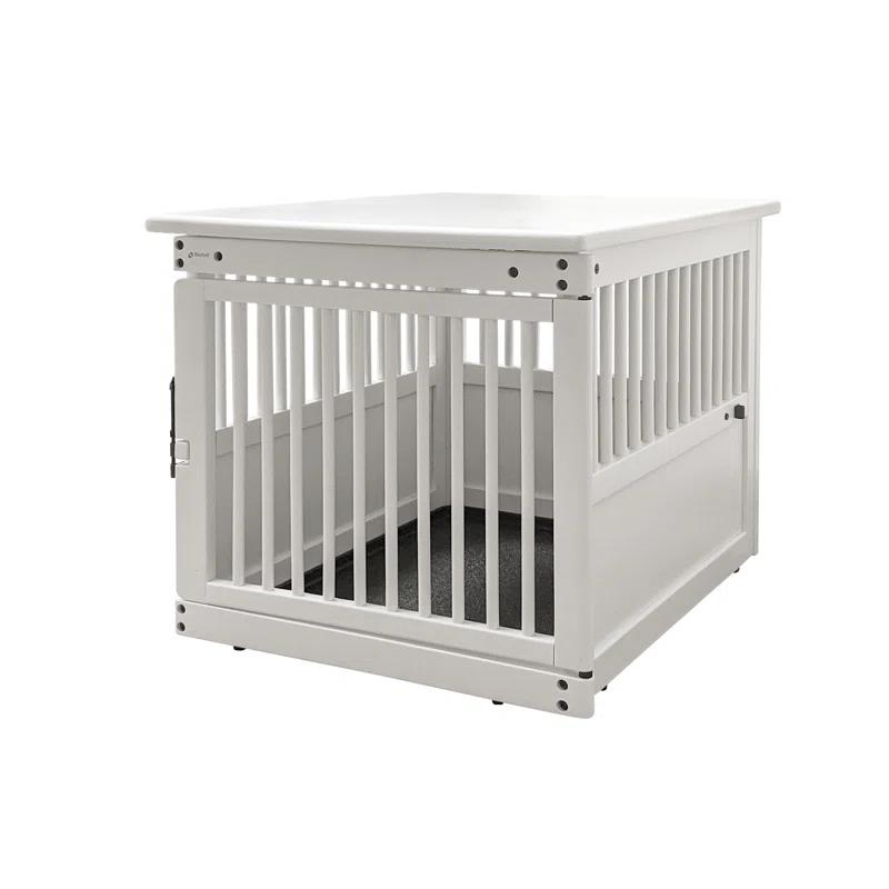 Richell Wooden End Table Pet Crate