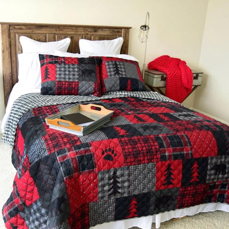 Donna Sharp Forest Quilted Patchwork Quilt