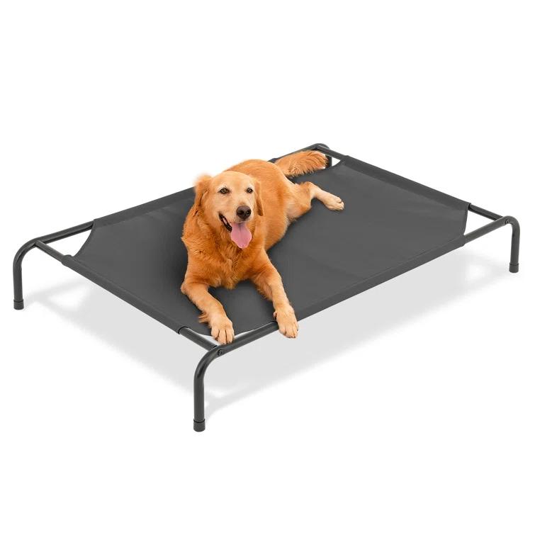 Tucker Murphy Pet™ Cooling Elevated Dog Bed, Portable Raised Pet Cot with Breathable Fabric and Alloy Steel Frame