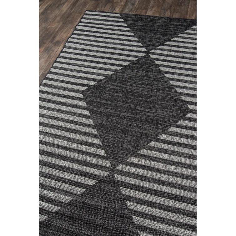 Novogratz Momeni Villa Monaco Geometric Charcoal Area Rug & Reviews | AllModern