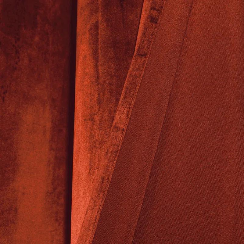 Lush Decor Prima Velvet Solid Velvet Room Darkening Curtain Pair (Set of 2)