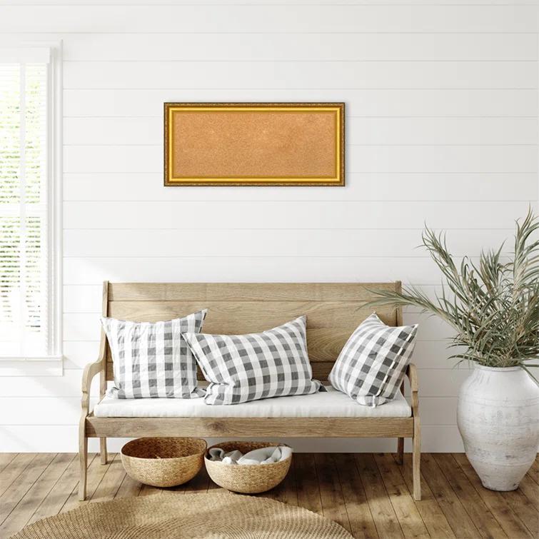 Amanti Art Colonial Wall Cork Small Bulletin Board