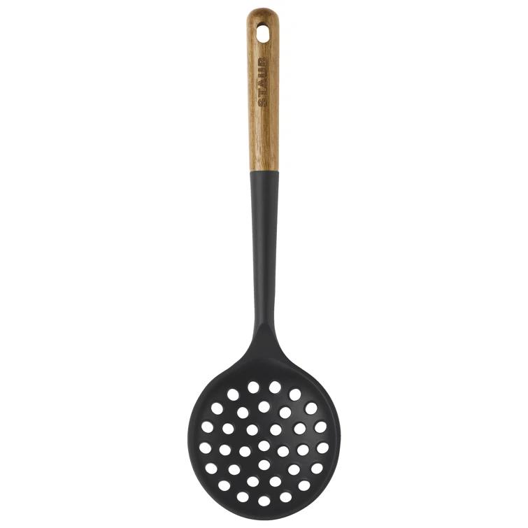 Staub 31 cm Silicone Skimming Ladle, Black