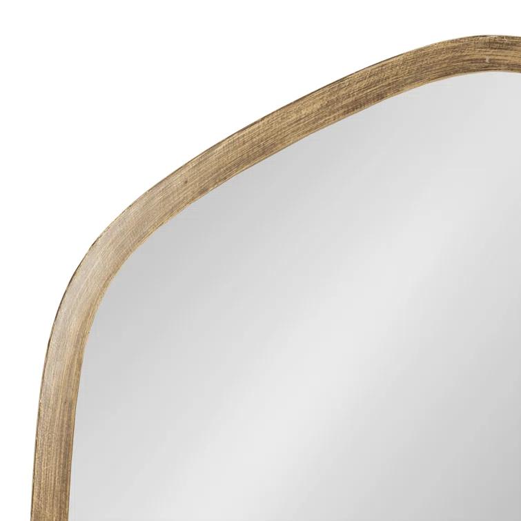 Glover Wood Hexagon Mirror