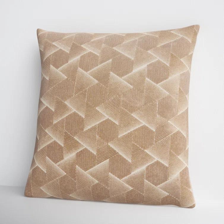 Gretchen Geometric Cotton Throw Pillow