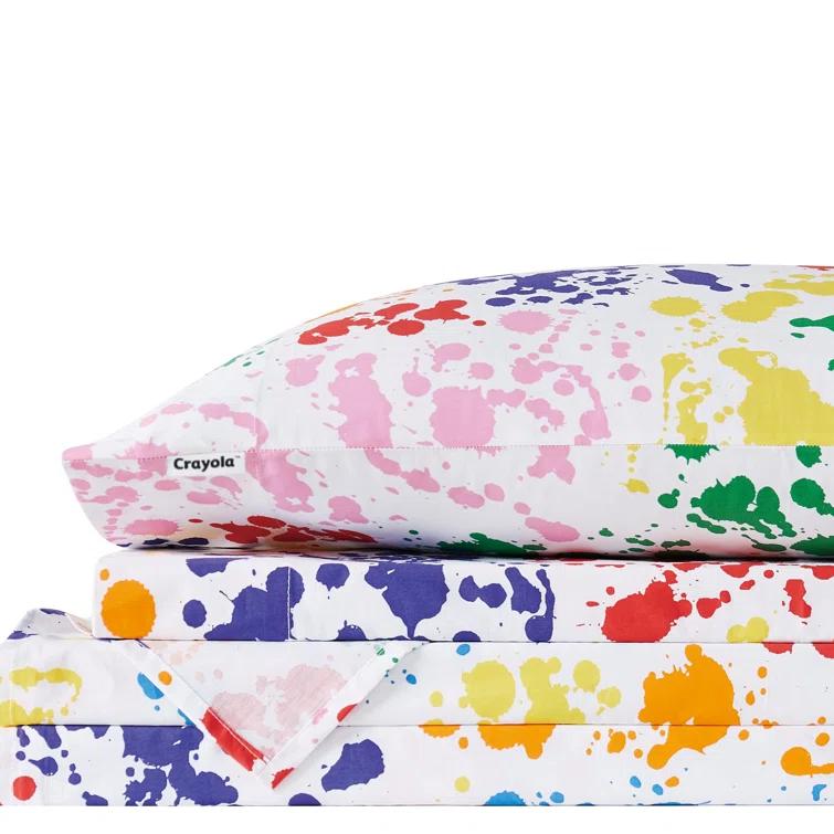 Crayola LLC Crayola Cotton Percale Sheet Set