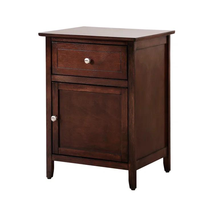 Sutherlans Cranbrook Modern Nightstand, Nightstand with 1 Drawer 1 Door & Reviews | Wayfair