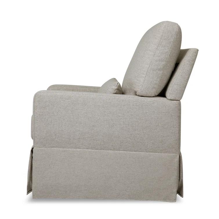 Crawford Upholstered Swivel Glider