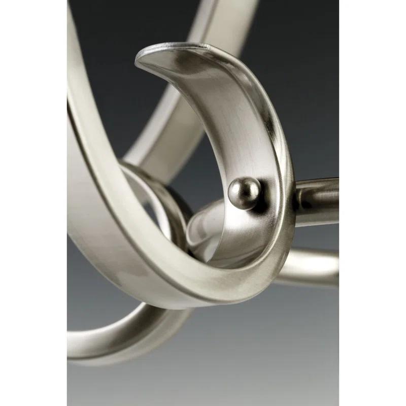 Fleur De Lis Living Lilly 3 - Light Brushed Nickel Single Pendant