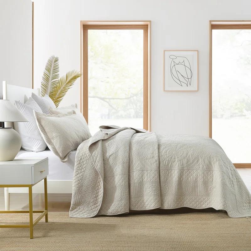 Tfshasta Cotton Twill Patchwork Quilt Set