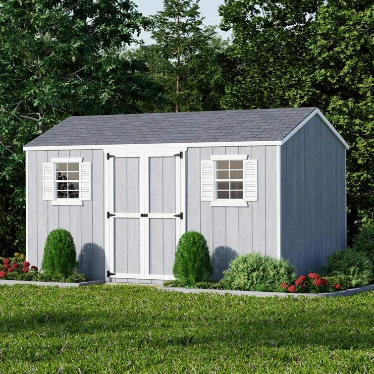 Little Cottage Co. Value Workshop Outdoor Wood Storage Shed