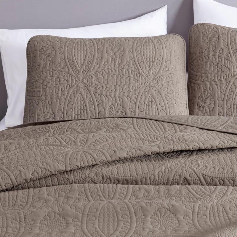 Austin Standard Geometric Shapes Coverlet Set