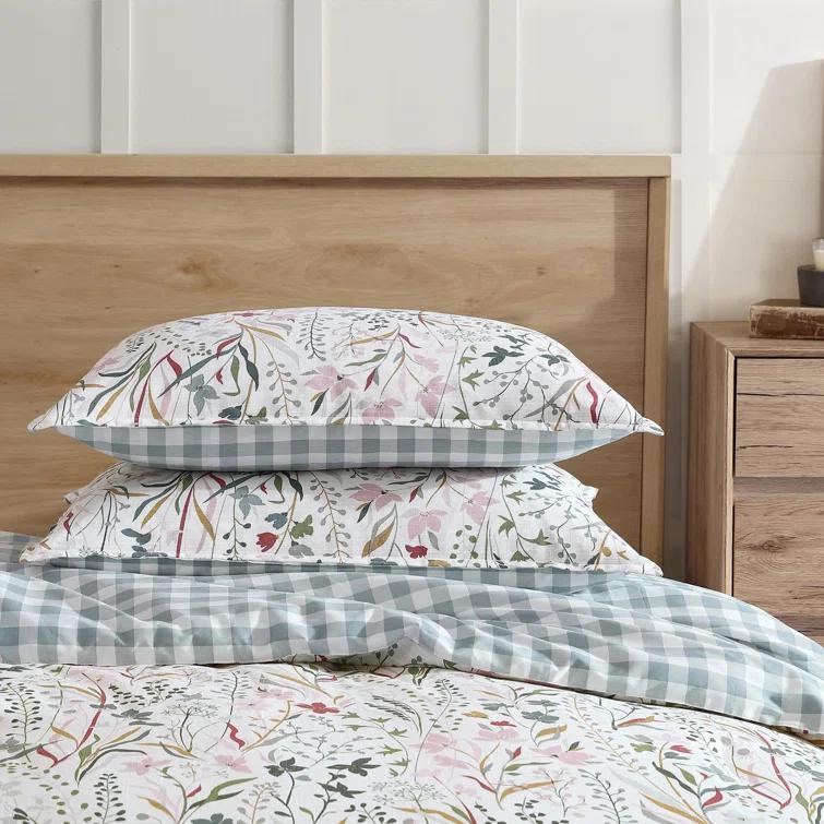 Eddie Bauer Varigated Eddie Bauer Woodland Forest Cotton Reversible Pink Comforter Set