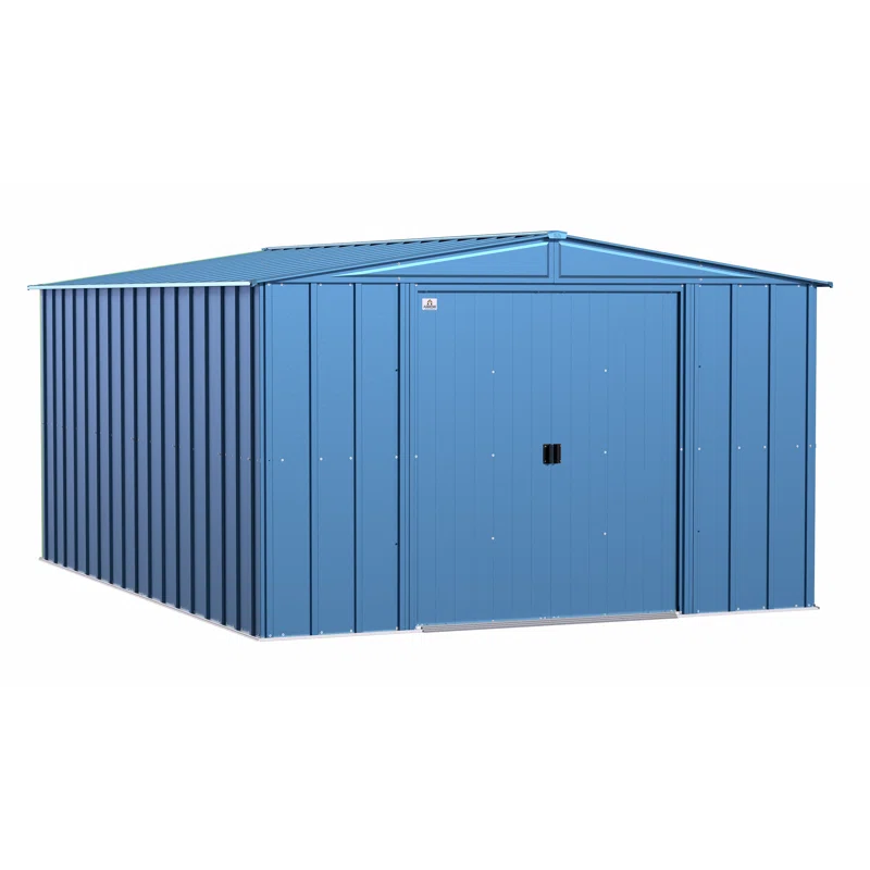 Arrow 10 ft. W x 13 ft. 5 in. D Steel Vertical Storage Shed