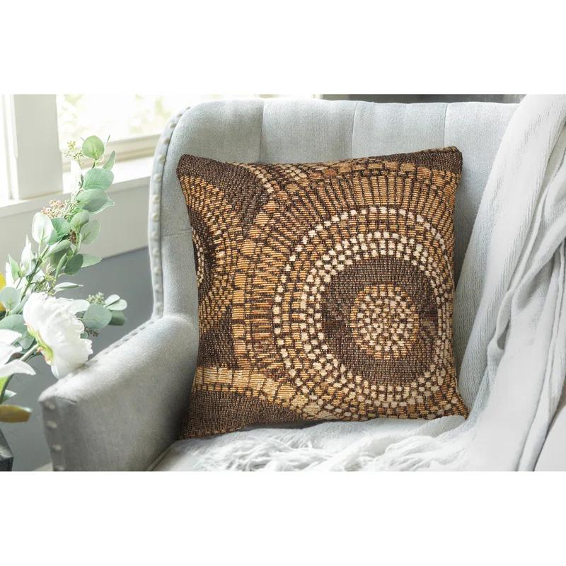 Liora Manne Marina Circles Indoor/Outdoor Pillow 18" X 18"