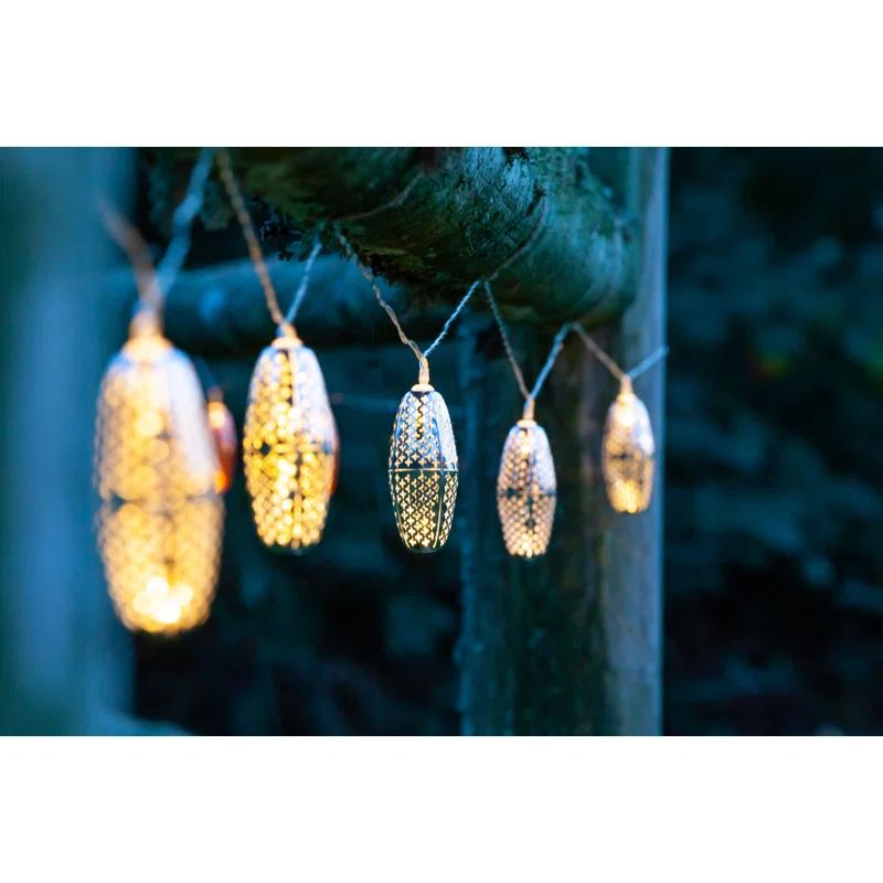 Marrakesh Metal Solar String Lights