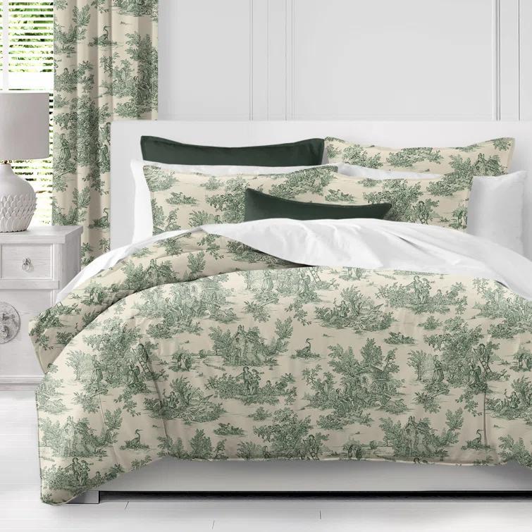 The Tailor's Bed Toile De Jouy Standard Cotton Comforter Set