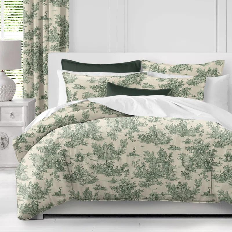 The Tailor's Bed Toile De Jouy Standard Cotton Comforter Set