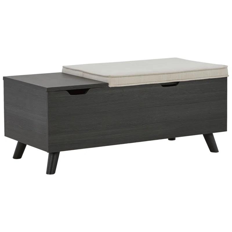 Loon Peak® Kadira Polyester Upholstered Storage Bench