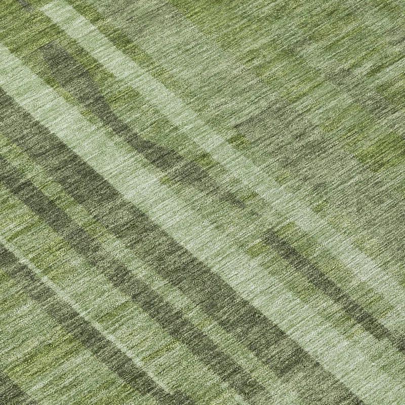Machine Washable Indoor/Outdoor Chayden ACN1063 Green Rug