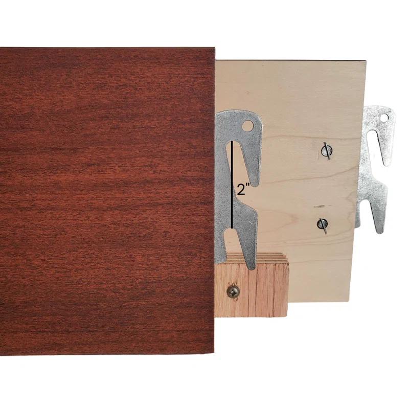 bedCLAW bedCLAW 82" Replacement Medium Finish Wooden Side Rails for Queen or King Beds