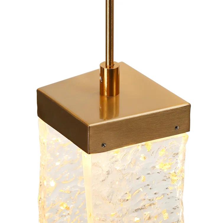 Everly Quinn Zeinab 5 - Light Kitchen Island Linear LED Pendant