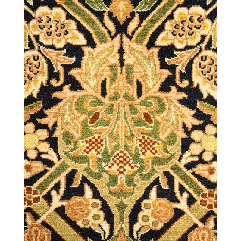 Solo Rugs One-of-a-Kind 6' 1" X 6' 2" 2000s Square Wool Area Rug Black