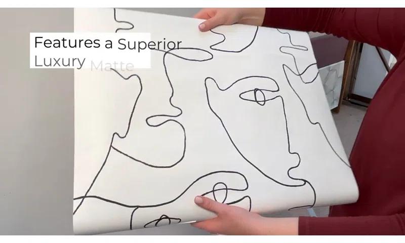 Peel & Stick Geometric Wallpaper