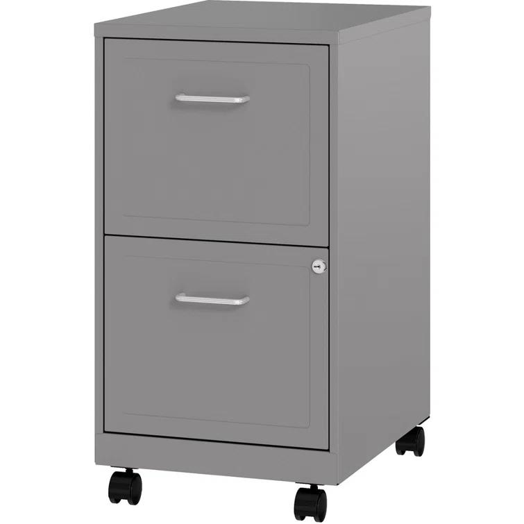Lorell Soho Mobile 2-Drawer File Cabinet