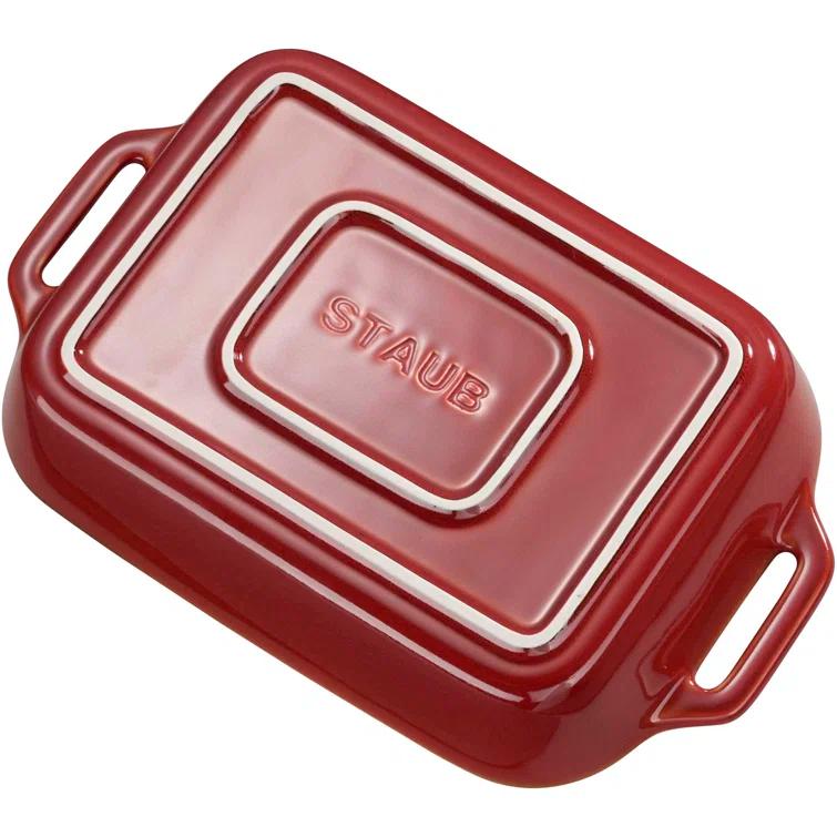 Staub ® Rustic Red 2-Piece Rectangular Baker Set