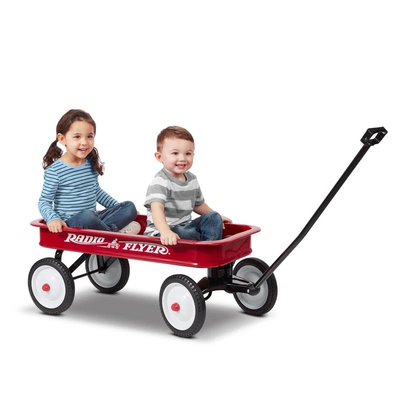 Radio Flyer Full-Size All-Terrain Steel and Wood Pull Food & Drink Server