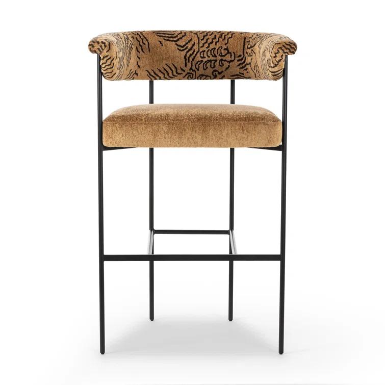 Kyleigh Counter Stool - Slate Boucle