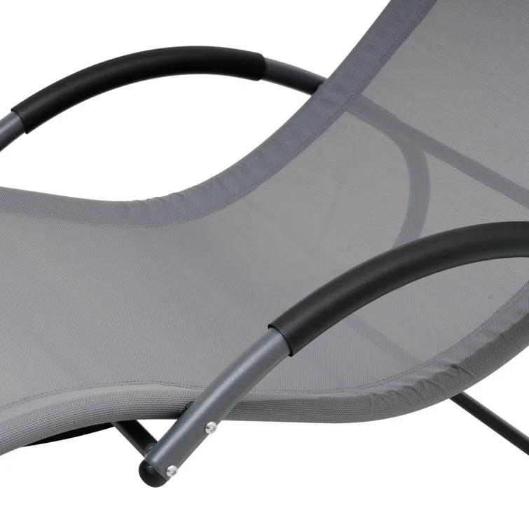 Deko Living Outdoor Metal Chaise Lounge | Wayfair