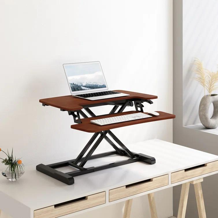FlexiSpot Desk Converter with Removable Keyboard Tray