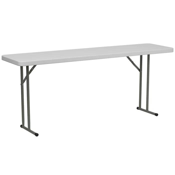 Flash Furniture Noah Rectangular Plastic Folding Training and Event Table