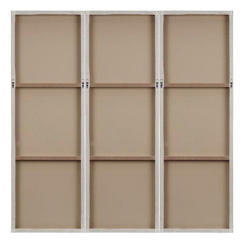 Madison Park Signature Sunburst 3-Piece Hand-Painted Resin Wall Art