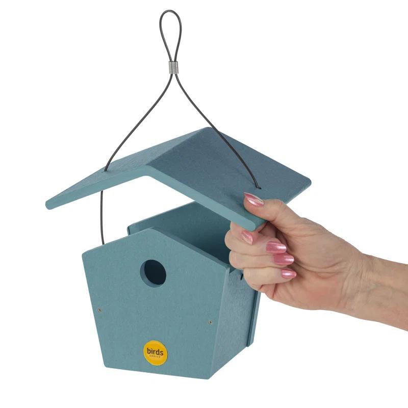 Birds Choice 6.25'' H x 6.25'' W x 8.75'' D Hanging Birdhouse